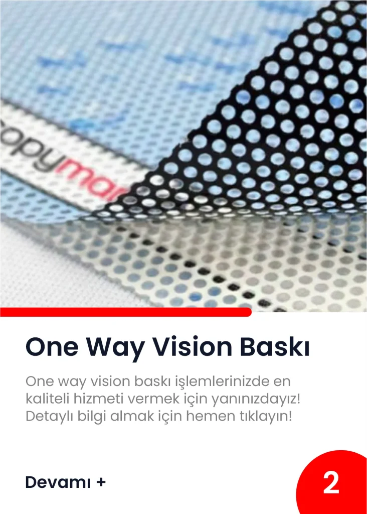 ümraniye one way vision baskı