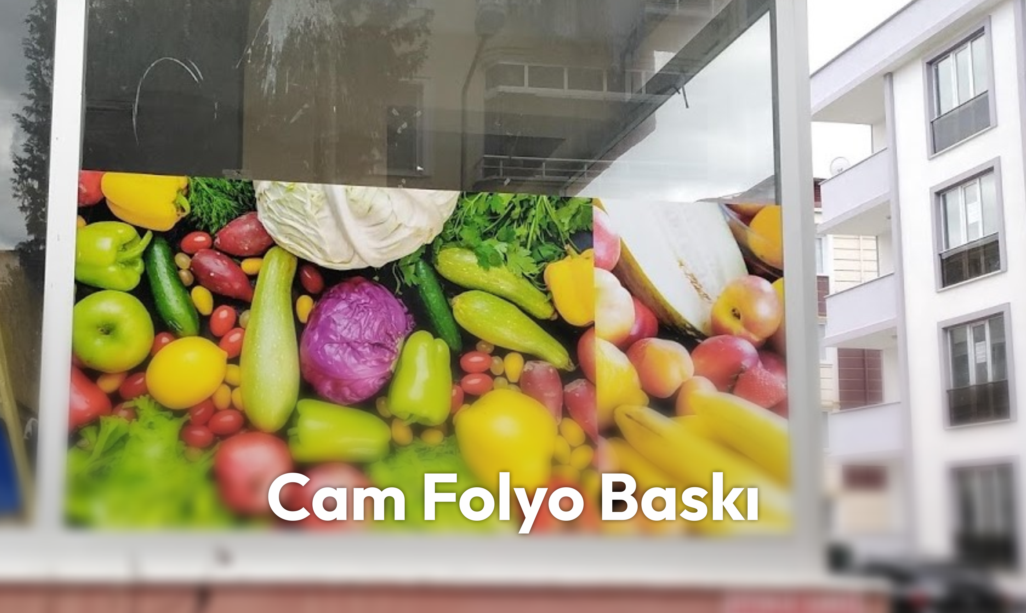 cam folyo baskı