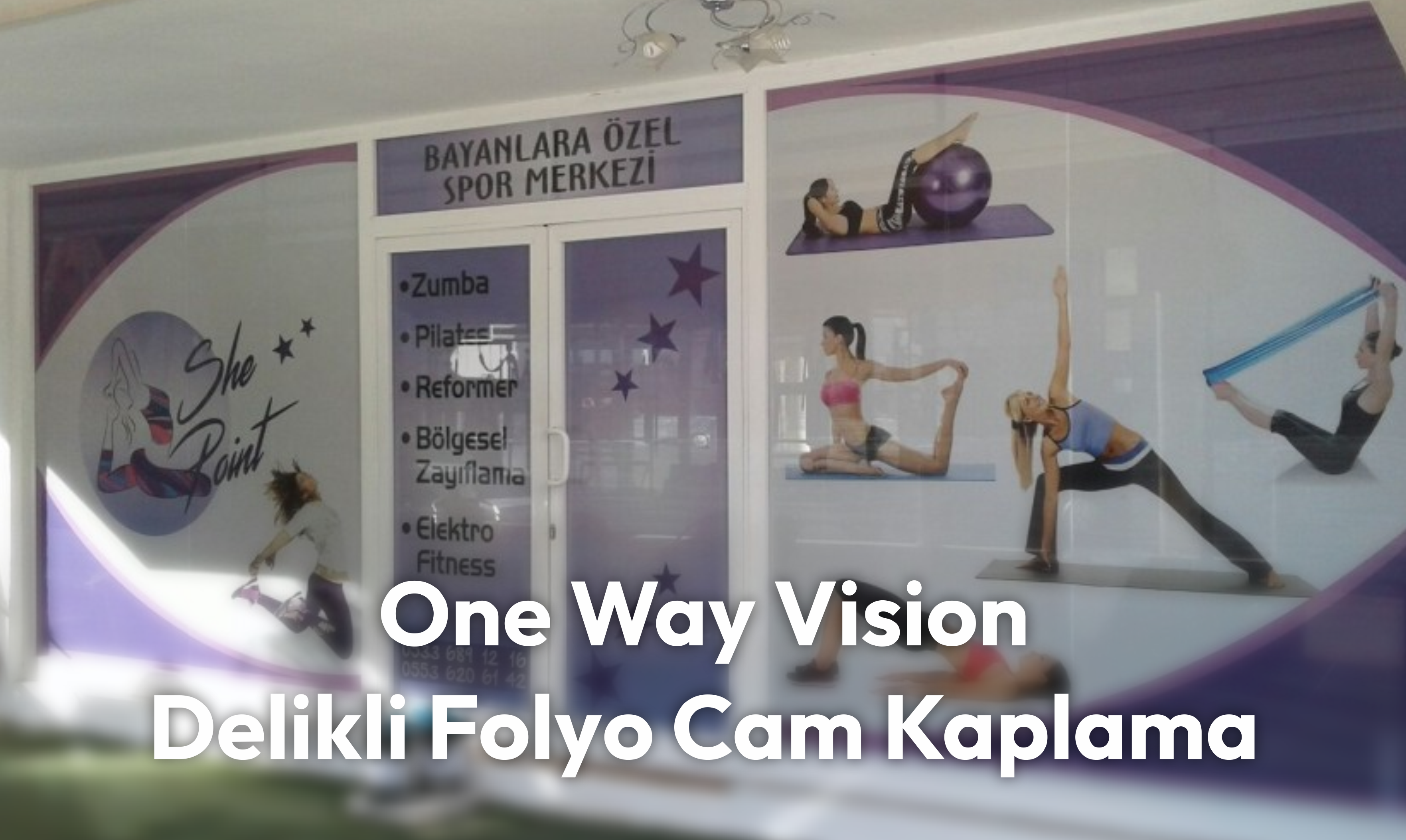 delikli folyo cam kaplama